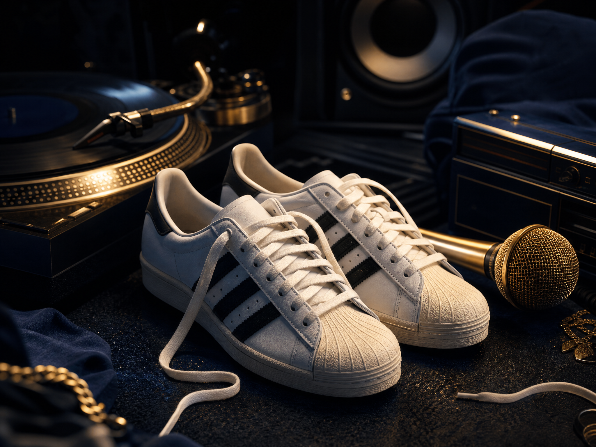 Adidas Superstar avec culture urbaine